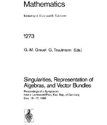 خرید و دانلود نسخه کامل کتاب Singularities, Representation of Algebras, and Vector Bundles