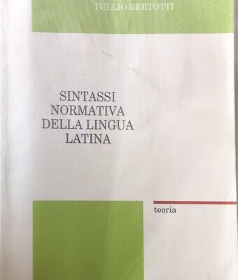خرید و دانلود نسخه کامل کتاب Sintassi normativa della lingua latina Teoria
