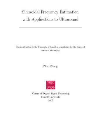 خرید و دانلود نسخه کامل کتاب Sinusoidal Frequency Estimation with Applications to Ultrasound