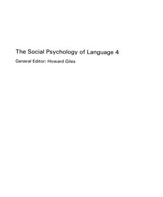 خرید و دانلود نسخه کامل کتاب Social Psychology and Second Language Learning: The Role of Attitudes and Motivation (Social Psychology of Language, Vol 4)