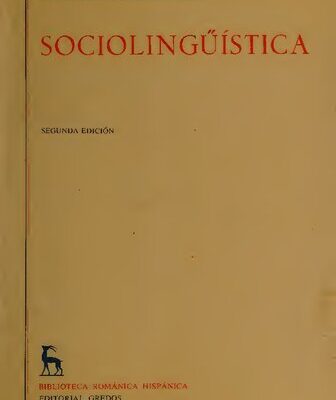 خرید و دانلود نسخه کامل کتاب Sociolingüística