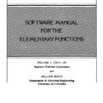 خرید و دانلود نسخه کامل کتاب Software Manual for the Elementary Functions