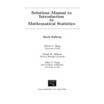 خرید و دانلود نسخه کامل کتاب Solution Manual for Introduction to Mathematical Statistics 6th Edition