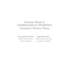 خرید و دانلود نسخه کامل کتاب Solutions Manual to MATHEMATICAL STATISTICS_ Asymptotic Minimax Theory