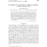 خرید و دانلود نسخه کامل کتاب Solutions of ODEs in their coeff field. JSC 2000