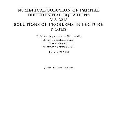 خرید و دانلود نسخه کامل کتاب Solutions of problems for PDE lectures