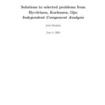 خرید و دانلود نسخه کامل کتاب Solutions to Selected Problems on Independent Component Analysis