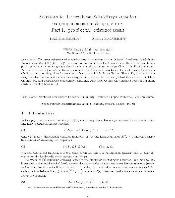 خرید و دانلود نسخه کامل کتاب Solutions to the nonlinear Schrodinger equation carrying momentum along a curve. proof of the existence result