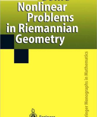 خرید و دانلود نسخه کامل کتاب Some Nonlinear Problems in Riemannian Geometry