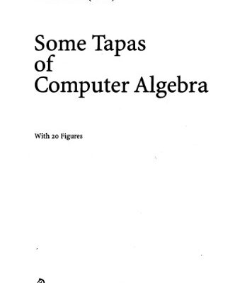 خرید و دانلود نسخه کامل کتاب Some Tapas of Computer Algebra