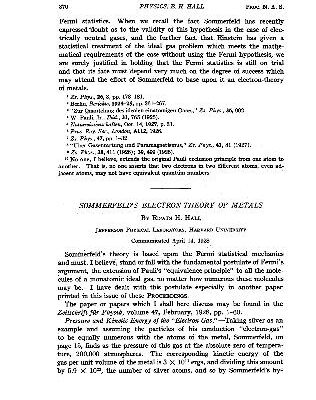 خرید و دانلود نسخه کامل کتاب Sommerfelds Electron-Theory of Metals