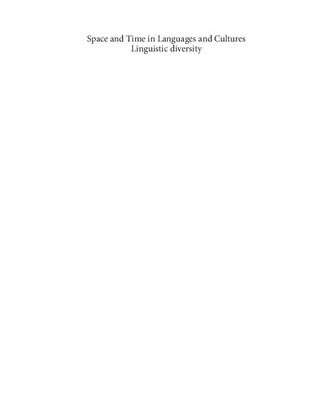 خرید و دانلود نسخه کامل کتاب Space and Time in Languages and Cultures: Linguistic diversity
