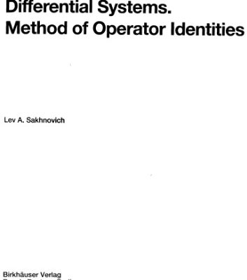 خرید و دانلود نسخه کامل کتاب Spectral theory of canonical differential systems: method of operator identities