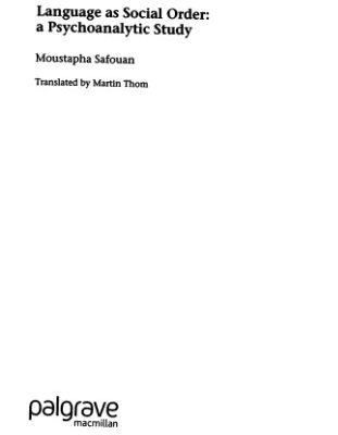 خرید و دانلود نسخه کامل کتاب Speech Or Death?: Language as Social Order: A Psychoanalytical Study