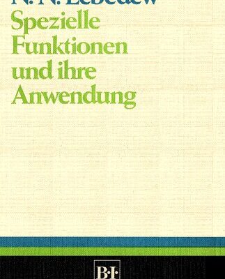 خرید و دانلود نسخه کامل کتاب Spezielle Funktionen und ihre Anwendung