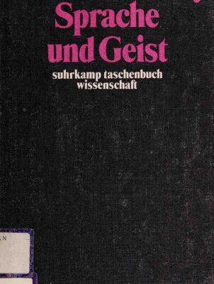 خرید و دانلود نسخه کامل کتاب Sprache und Geist