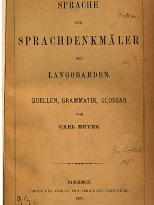 خرید و دانلود نسخه کامل کتاب Sprache und Sprachdenkmäler der Langobarden; Quellen, Grammatik, Glossar