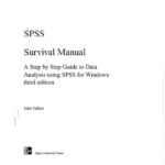 خرید و دانلود نسخه کامل کتاب SPSS Survival Manual: A Step by Step Guide to Data Analysis Using SPSS for Windows (Version 15)