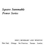 خرید و دانلود نسخه کامل کتاب Square summable power series