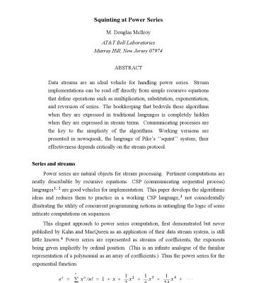 خرید و دانلود نسخه کامل کتاب Squinting at power series