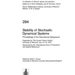 خرید و دانلود نسخه کامل کتاب Stability of Stochastic Dynamical Systems