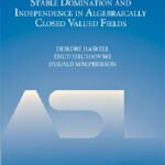 خرید و دانلود نسخه کامل کتاب Stable Domination and Independence in Algebraically Closed Valued Fields
