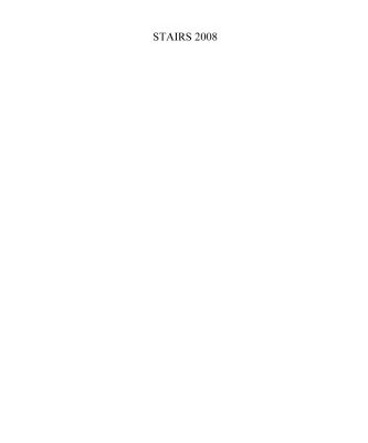 خرید و دانلود نسخه کامل کتاب Stairs 2008: Proceedings of the Fourth Starting AI Researchers’ Symposium