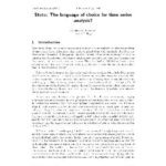 خرید و دانلود نسخه کامل کتاب Stata- The Language Of Choice For Time Series Analysis