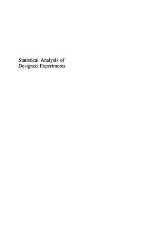 خرید و دانلود نسخه کامل کتاب Statistical Analysis of Designed Experiments: Theory and Applications_68b2ba06bdcf6.jpeg خرید و دانلود نسخه کامل کتاب Statistical Analysis of Designed Experiments: Theory and Applications