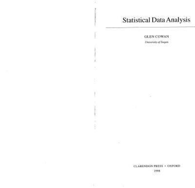 خرید و دانلود نسخه کامل کتاب Statistical Data Analysis (Oxford Science Publications)