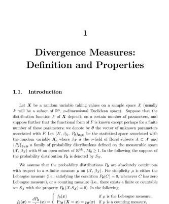 خرید و دانلود نسخه کامل کتاب Statistical Inference Based on Divergence Measures