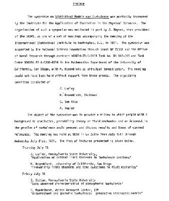 خرید و دانلود نسخه کامل کتاب Statistical models and turbulence. Proceedings of a symposium held at the University of California, San Diego