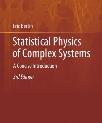 خرید و دانلود نسخه کامل کتاب Statistical Physics of Complex Systems