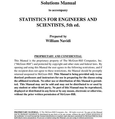 خرید و دانلود نسخه کامل کتاب Statistics for Engineers and Scientists ISM