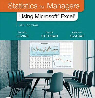 خرید و دانلود نسخه کامل کتاب Statistics for managers using Microsoft Excel