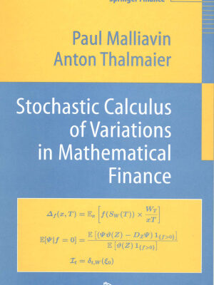 خرید و دانلود نسخه کامل کتاب Stochastic calculus of variations in mathematical finance