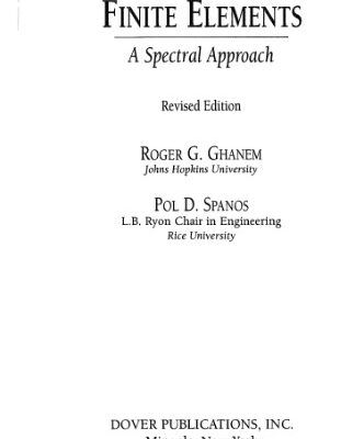 خرید و دانلود نسخه کامل کتاب Stochastic finite elements: A spectral approach