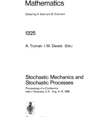 خرید و دانلود نسخه کامل کتاب Stochastic Mechanics and Stochastic Processes