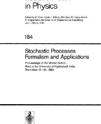 خرید و دانلود نسخه کامل کتاب Stochastic Processes Formalism and Applications
