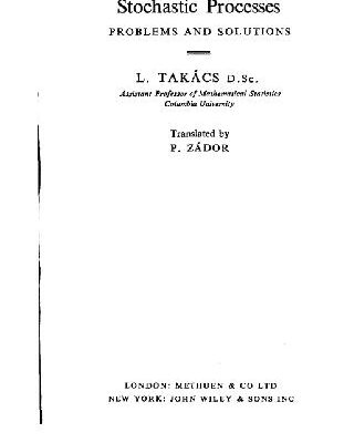 خرید و دانلود نسخه کامل کتاب Stochastic processes: problems and solutions