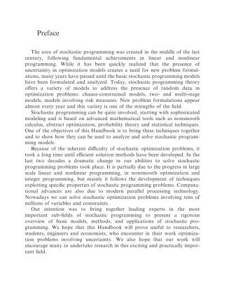 خرید و دانلود نسخه کامل کتاب Stochastic Programming