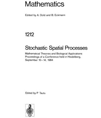 خرید و دانلود نسخه کامل کتاب Stochastic Spatial Processes