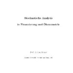 خرید و دانلود نسخه کامل کتاب Stochastische Analysis in Finanzierung und Oekonometrie 001