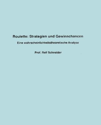 خرید و دانلود نسخه کامل کتاب Strategien und Gewinnchancen; eine wahrscheinlichkeitstheoretische Analyse