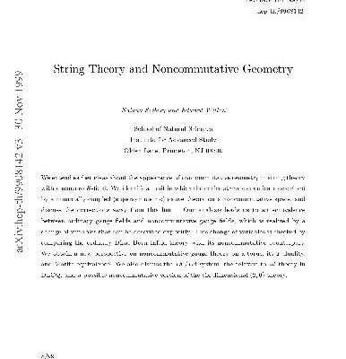 خرید و دانلود نسخه کامل کتاب String Theory And Noncommutative Geometry