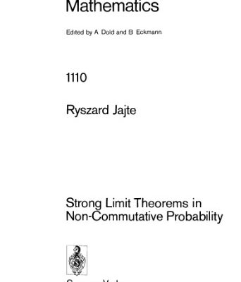 خرید و دانلود نسخه کامل کتاب Strong Limit Theorems in Non-Commutative Probability