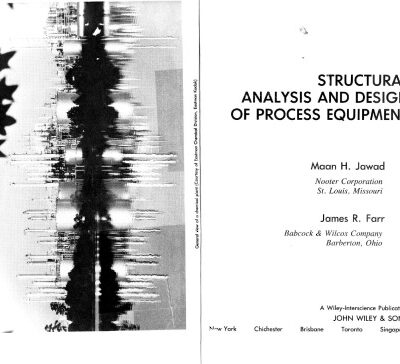 خرید و دانلود نسخه کامل کتاب Structural Analysis and Design of Process Equipment