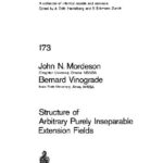 خرید و دانلود نسخه کامل کتاب Structure of Arbitrary Purely Inseparable Extension Fields