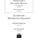 خرید و دانلود نسخه کامل کتاب Student Solutions Manual for Elementary Differential Equations