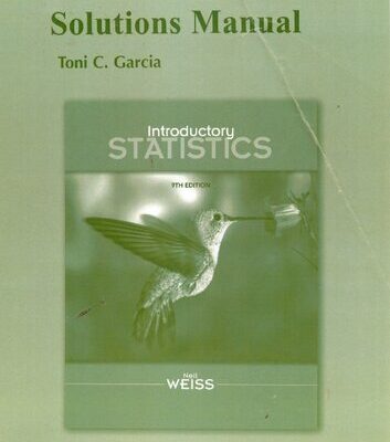 خرید و دانلود نسخه کامل کتاب Student’s Solutions Manual for Introductory Statistics, Ninth Edition